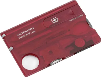Immagine prodotto di Victorinox Swiss Card Lite rosso trasparente