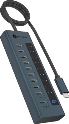 Zdjęcie produktu dla Icy Box IB-HUB1450-C31 Hub 10 w 1 Hub IcyBox USB 3.2 z 10 portami