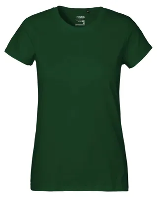 Image de Neutre - T-shirt pour femmes, classique LT3466 (XL) (vert bouteille)