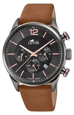 Immagine prodotto di Orologio da uomo Lotus Khrono, orologio da polso in pelle marrone UL18687/2