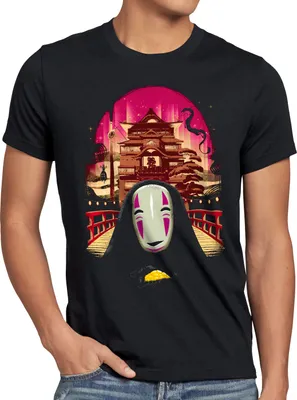 Produktbild von style3 Ohngesicht Herren T-Shirt zauberland reise anime manga chihiro