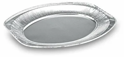 Produktbild von 100x Alu-Catering-Platten Aluminium-Partyplatten Servierplatten 35 x 24 cm
