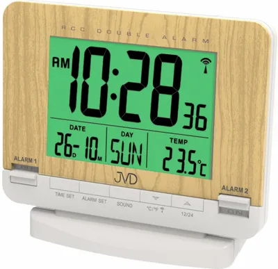 Obrázek produktu pro Rádiem řízený budík JVD bílý RB9242.1