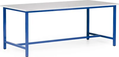 Produktbild von Bako Logistiksysteme Arbeitstisch Grundmodell mit Melaminplatte 2000x1000mm