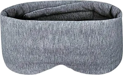 Obrázek produktu pro Maska na spaní, zatemňovací maska na oči z modalové tkaniny, 12 cm šedá maska na spaní pro muže a ženy