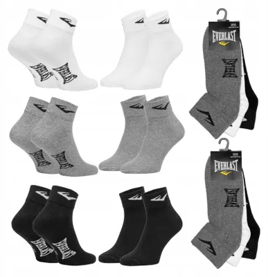 Produktbild von EVERLAST Quarter Socken 6er Pack Baumwolle Mehrfarbig