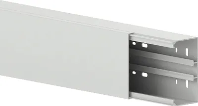 Produktbild von GGK Kanal FB 60x110 4460 lichtgrau mit DIN-Montageschiene