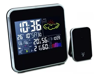 Produktbild von Elektronisches Thermometer/Wetterstation mit Farbdisplay