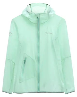 Immagine prodotto di Giacca a vento Pendower da donna - giacca a vento leggera e ripiegabile per trail e montagna - Berghaus, colore: Light Electro (LtGRN), taglia: UK 12 // DE 38
