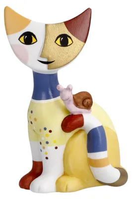 Produktbild von Katze Nicola von der Künstlerin Rosina Wachtmeister aus Biskuit-Porzellan