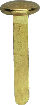 Produktbild von Musterbeutelklammer rund Gr. 3 7x17mm vermessingt VE=28x1000 Stück