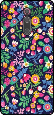 Produktbild von Smartphonica Telefon Fall geeignet für Xiaomi Mi 9T mit Blumendruck - TPU zurück Abdeckung Fall Blumendesign