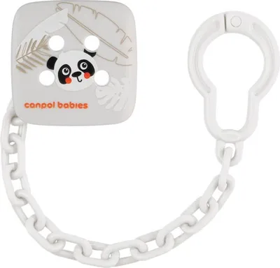 Image de Attache-sucette BabiesBoo, blanc, Canpol