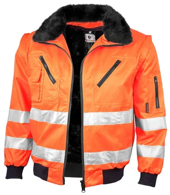 Produktbild von Qualitex Pilotenjacke "signal", Größe: 4XL, Farbe: warnorange