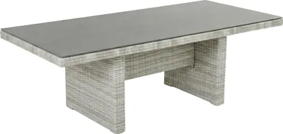 Produktbild von LC Garden »Roma« Gartentisch Natur Wangentisch Spraystone-Tischplatte