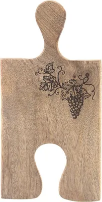 Produktbild von Küchenbrett zum Servieren von Snacks, Vorspeisen, Wurstwaren und Käse, 29,5 x 15 cm