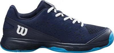Imagen del producto de Zapatillas Wilson Rush Pro Lite para todo tipo de superficie, color azul, talla EU 36 2/3, para niños y niñas