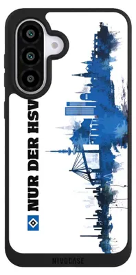 Produktbild von NIVOCASE Handyhülle für Samsung Galaxy A56 5G  Hülle NIVOpure Case Schwarz Bundesliga HSV Offizielles Lizenzprodukt