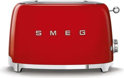 Image de Grille-pain Smeg TSF01RDEU 50's Retro Style – 950 W, rouge