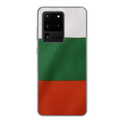 Produktbild von MuchoWow® Handyhülle Schutzhülle Hülle für Samsung Galaxy S20 Ultra Nahaufnahme der Flagge von Bulgarien Silikon Softcase Handy Hülle - Karteninhaber