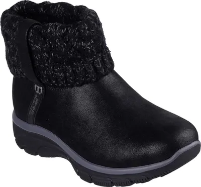 Image de Skechers Slip-Ins Relaxed Fit  Enkellaarsjes Plat - Zwart - Maat 38
