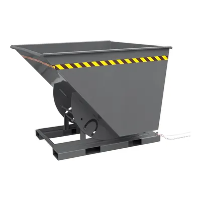 Produktbild von STIER Kippbehälter hohe Bauhöhe 750l 1000kg anthrazitgrau