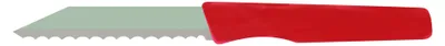 Produktbild von Brötchenmesser / Küchenmesser mit Wellenschliff, Rot