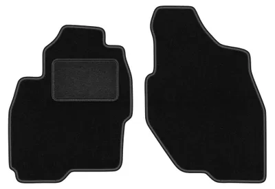 Immagine prodotto di Tappetini anteriori in moquette per Mitsubishi Pajero Pinin 1999-2006 (SUV) – 2 pezzi, neri, su misura – Wielganizator LUX