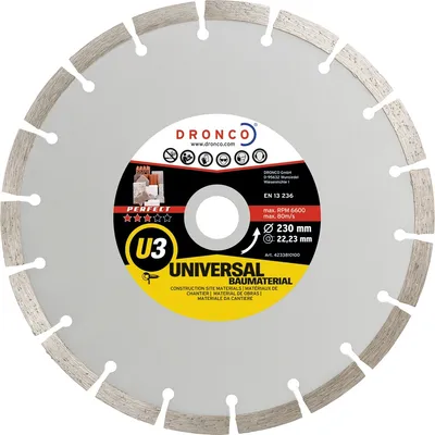 Produktbild von Diamanttrennscheibe Dronco Perfect U3 Ø 125x22,23 mm