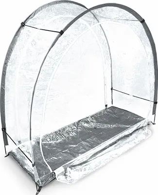 Zdjęcie produktu dla Namiot zimowy Bio Green Arctic, ochrona przed zimą, 186 x 175 x 84 cm, folia, antracytowy