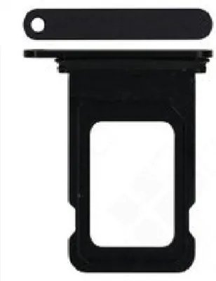 Produktbild von Ersatz SIM Tray Simkartenhalter für Apple iPhone 13 / 13 Mini (A2633, A2628) midnight black