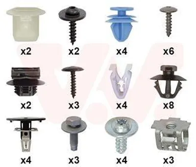 Produktbild von VAN WEZEL Montagesatz Stoßfänger 0989794 Vorne für CITROËN C4 III (B)