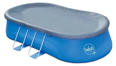 Image de Bâche de protection pour piscines Quick-Up, forme ovale, dimensions 4,57 x 2,75 m