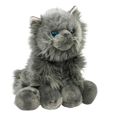 Produktbild von Kuscheltier Perserkatze 26 cm sitzend grau Katze Plüschkatze