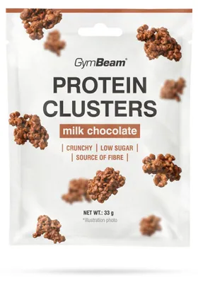 Produktbild von GymBeam - Protein Cluster, 33 g, Milchschokolade