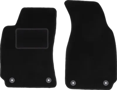 Immagine prodotto di Wielganizator tappetini auto velours anteriori adatto per Skoda Superb I (2001-2008, berlina) neri, set 2 pz, con fissaggi