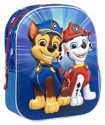Produktbild von mybagstory Rucksack 3D Paw Patrol, Blau, 31 x 10 x 25 cm, für den Kindergarten