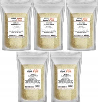 Zdjęcie produktu dla CZOSNEK GRANULOWANY 5kg Suszony naturalny aromatyczna przyprawa Kol-Pol