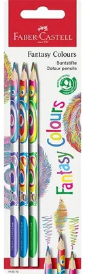 Produktbild von Faber-Castell Buntstift Fantasy Colour 3 Stück Blister