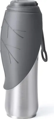Produktbild von Petace Hunde Trinkflasche für Unterwegs, 750 ml Isolierte Edelstahl Hundetrinkflasche, Tragbare Wasserflasche Hund, Doppelwandig Vakuum