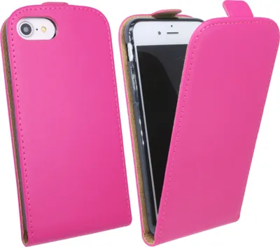 Produktbild von cofi1453 Klapptasche kompatibel mit iPhone SE 2020 Schutztasche Schutzhülle Flip Tasche Hülle Zubehör Etui Tasche Hülle in Pink
