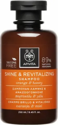 Productafbeelding van Apivita Shine, revitaliserende shampoo die het haar glanzend maakt, 250 ml