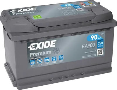 Immagine prodotto di Batteria di avviamento Exide EA900 Premium Carbon Boost 12 V 90 Ah 720 A (EN)