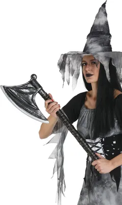 Immagine prodotto di Rubies 6300953 - Ascia da battaglia 80cm Ascia da strega zombie