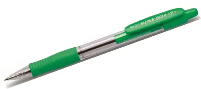 Produktbild von Kugelschreiber Super Grip F grün Packung mit 12 Stück
