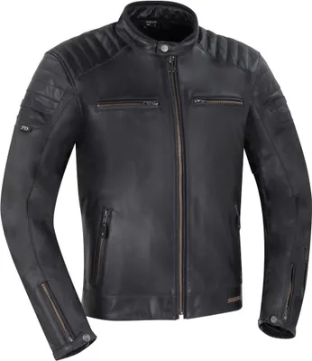 Produktbild von SEGURA STRIPE BLACK EDITION Lederjacke schwarz M