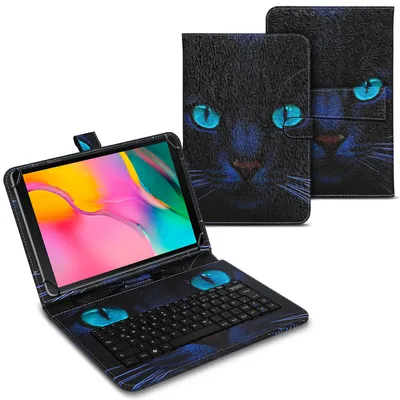 Produktbild von Tasche Samsung Galaxy Tab A 10.1 2019 Keyboard Hülle Tastatur Schutzhülle QWERTZ, Farben:Motiv 3