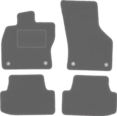 Produktbild von Graphit-Fußmatten für: Seat Leon III Schrägheck, Kombi, Variant (2012-2020)