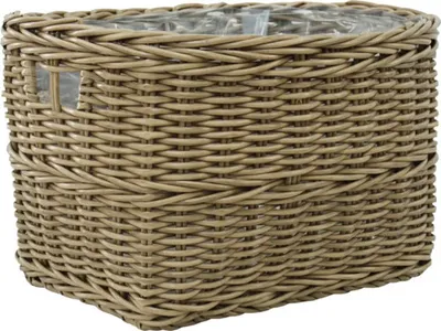 Produktbild von Korb Lafiora Polyrattan 48 x 32 x 30 cm braun