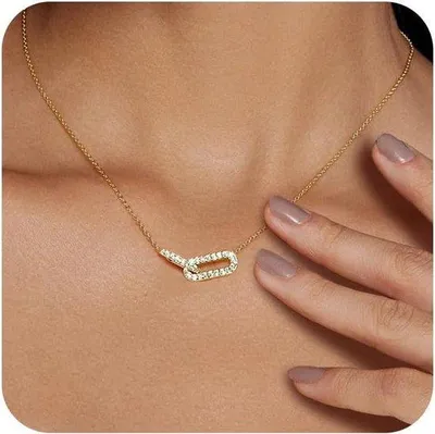 Produktbild von 14K vergoldene Damenketten für Frauen Schmuck rosa